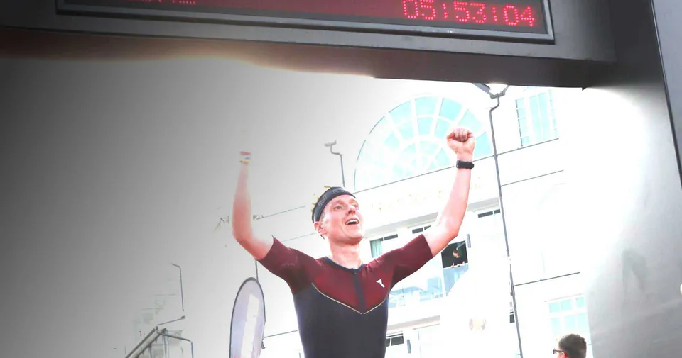 Markus beim Zieleinlauf