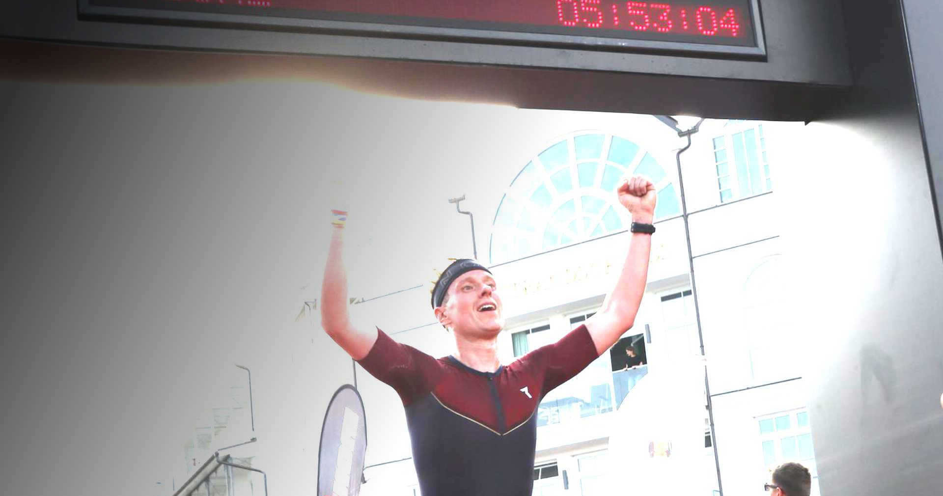 Markus beim Zieleinlauf
